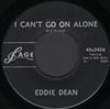 descargar álbum Eddie Dean - I Cant Go On Alone Saber Man