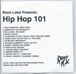 Download Various - Black Label Presents Hip Hop 101