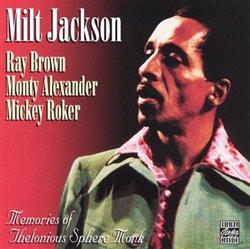 Download Milt Jackson - Memories Of Thelonoius Sphere Monk