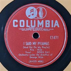 Download Doris Day - I Said My Pyjamas And Put On My Prayrs Enjoy Yourself Its Later Than You Think