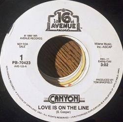 Download Canyon - Love Is On The Line