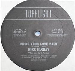 Download Mike McCray - Bring Your Love Back