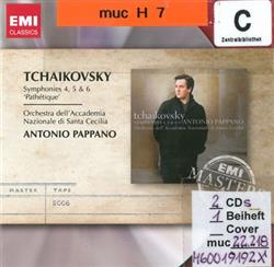 Download Tchaikovsky, Antonio Pappano, Orchestra Dell'Accademia Nazionale Di Santa Cecilia - Symphonies 4 5 6 Pathétique