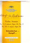 lataa albumi Beethoven Kempff, Schneiderhan - Violin Sonatas No 7 No 10