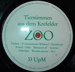 Download Various - Tierstimmen Aus Dem Krefelder Zoo