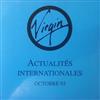 last ned album Various - Virgin Actualités Internationales Octobre 92