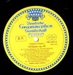 Download Frédéric Chopin, Tamàs Vàsàry - 12 Etuden Op 10 Etuden Op 25
