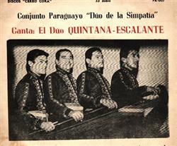 Download Dúo QuintanaEscalante - Conjunto Paraguayo Dúo De La Simpatía