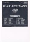 lataa albumi Klaus Hoffmann - Allein