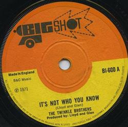 Download The Twinkle Brothers The Ethiopians - Its Not Who You Know I Need Someone