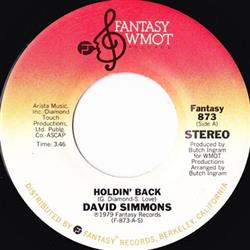 Download David Simmons - Holdin Back Uh Oh I Did It Again