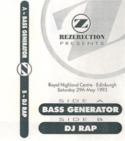 Download Bass Generator, DJ Rap - Rezerection The Diamond 29th May 1993