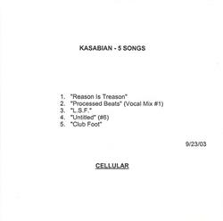 Download Kasabian - 5 Songs