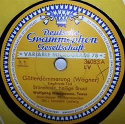 Download Wolfgang Windgassen - Götterdämmerung Tristan Und Isolde