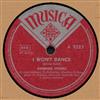 lataa albumi Swinging Swedes - I Wont Dance Rock A Bye Basie