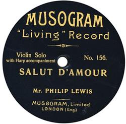 Download Mr Philip Lewis Mr H Bryan - Salut DAmour LElegante Polka