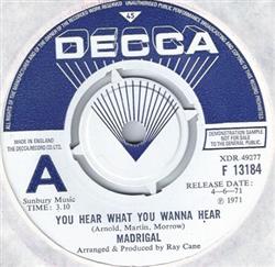 Download Madrigal - You Hear What You Wanna Hear