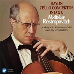 Download Haydn, Mstislav Rostropovich, Academy Of St MartinInTheFields, Iona Brown - Cello Concertos In D C